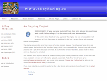 Tablet Screenshot of 6dayracing.ca